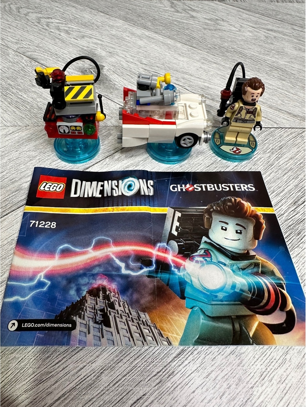 LEGO Dimensions Ghostbusters 71228 Peter Venkman Ecto-1 Ghost Trap